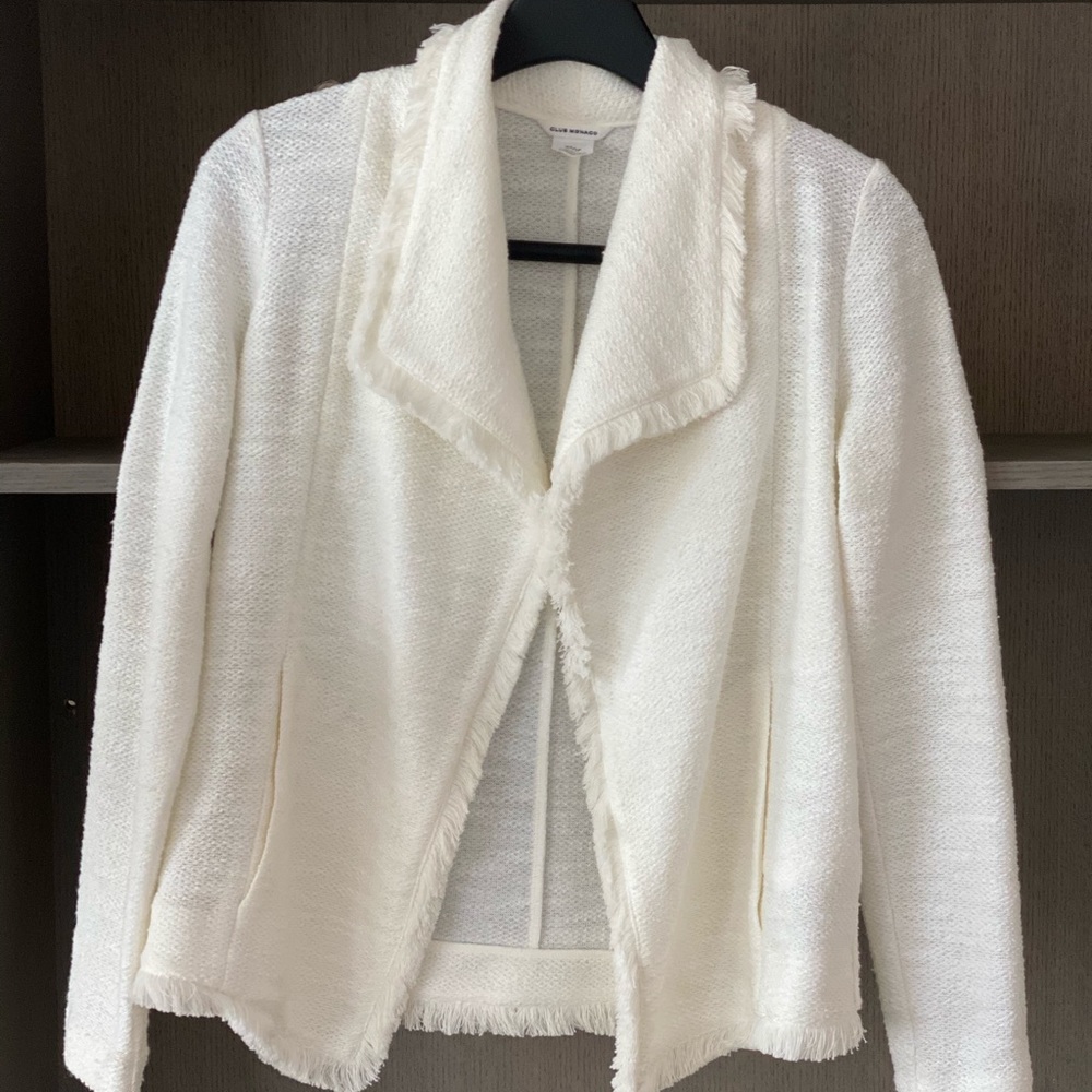 Club Monaco Fringe Jacket - Size XS